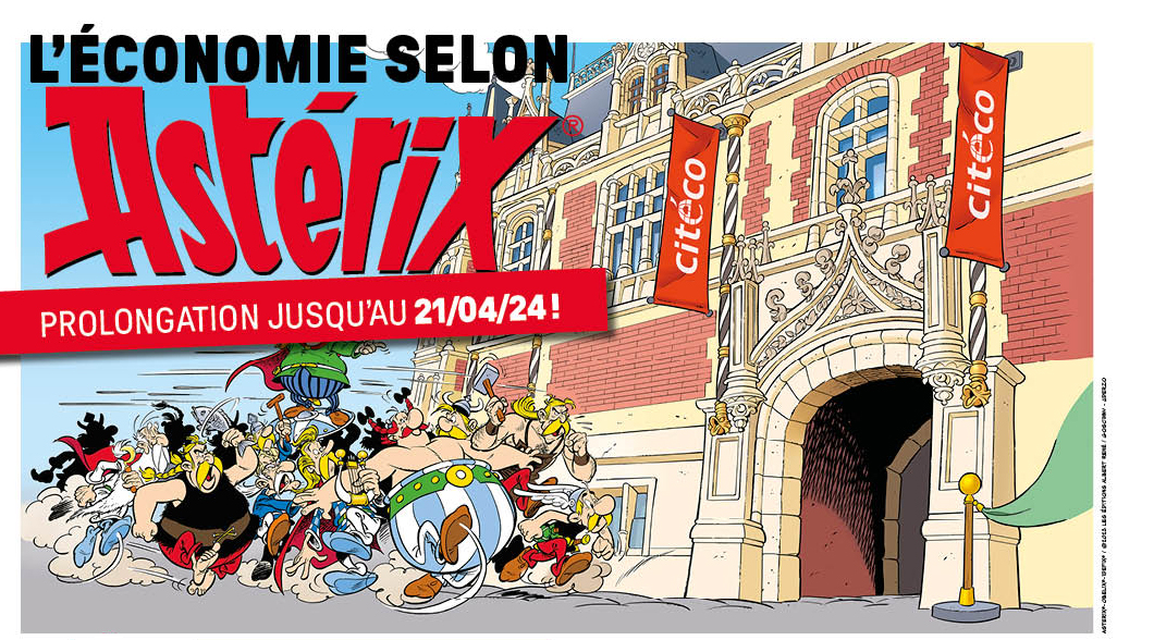 Exposition Citéco L'économie selon Astérix