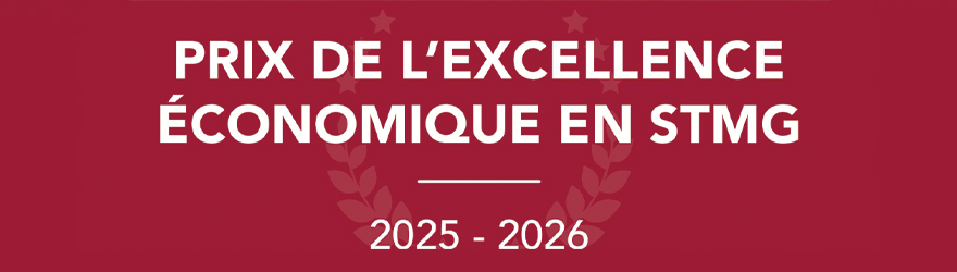 bandeau prix de l’excellence économique en STMG