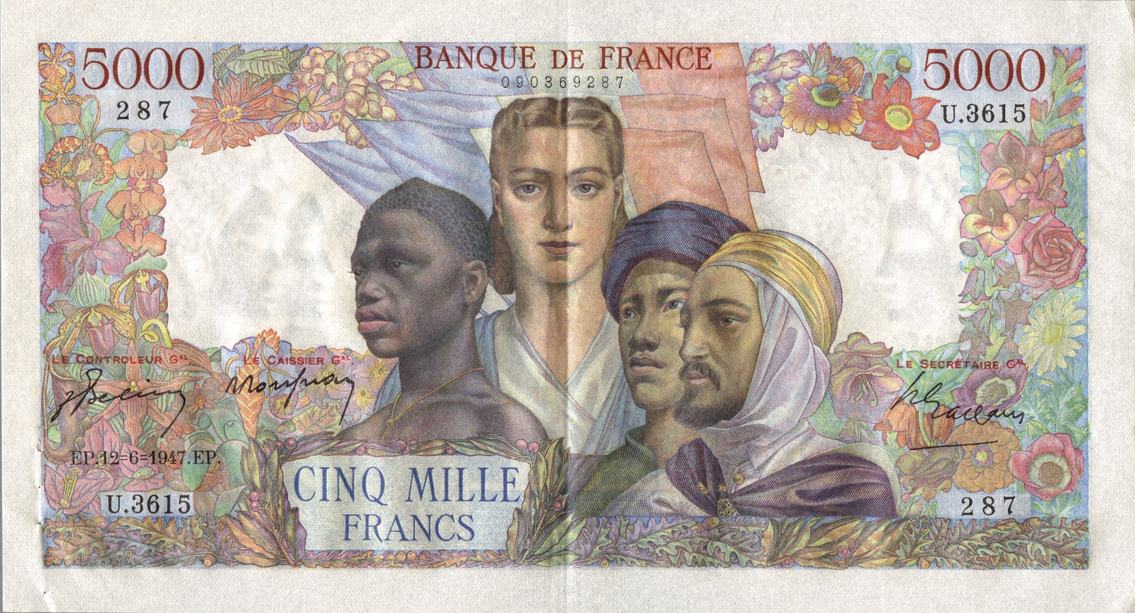 5 000 francs « Empire français »