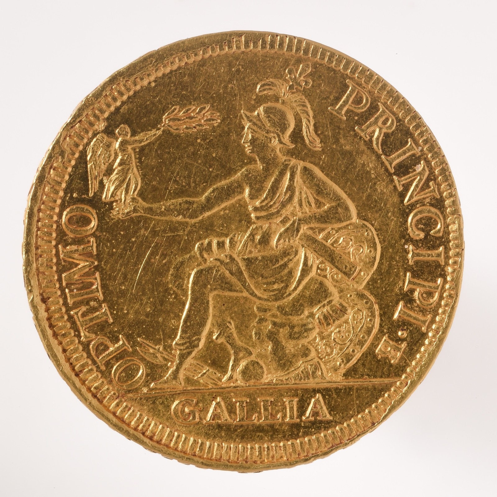 Piéfort du double Henri d’or à la Gallia