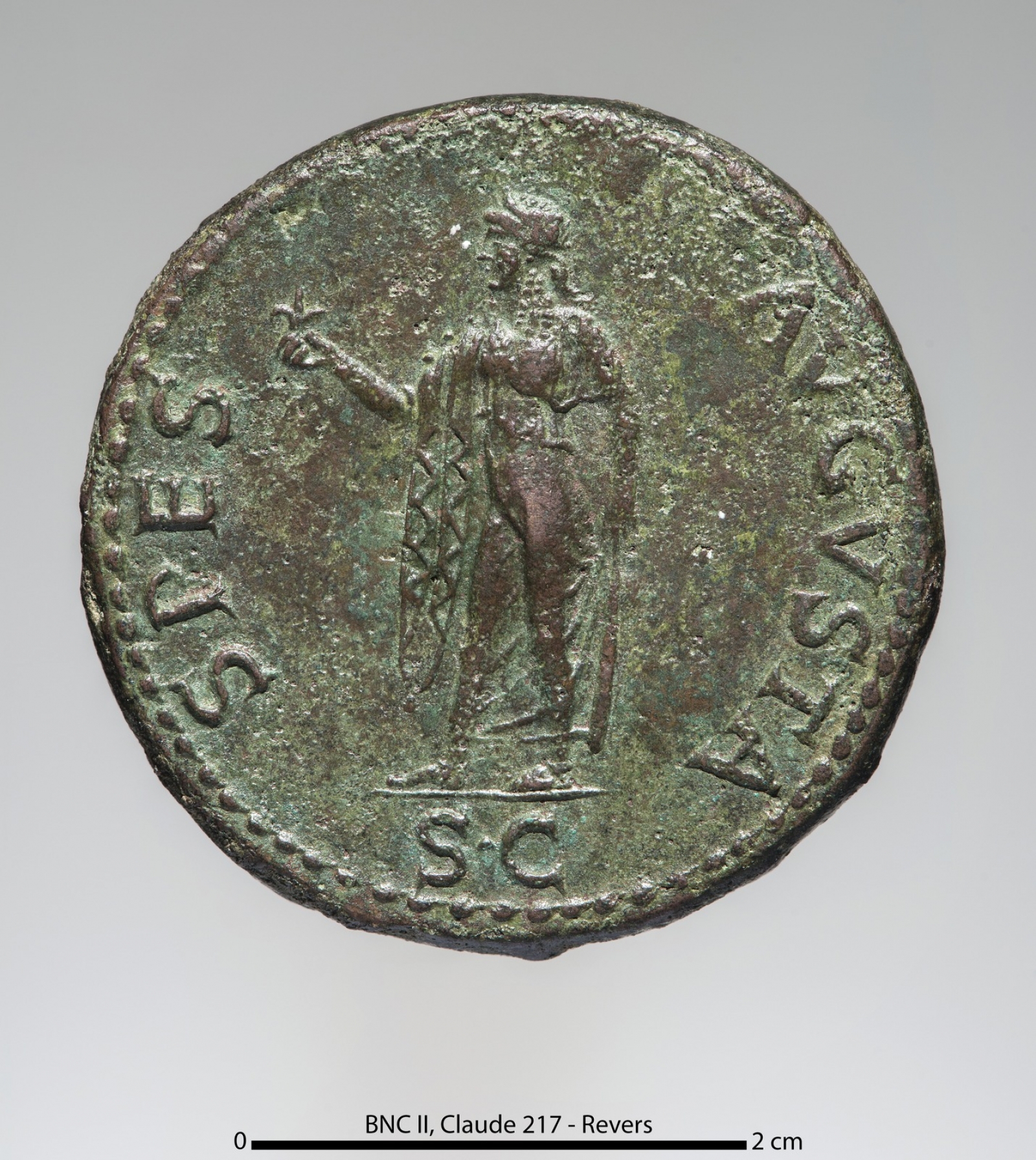 Monnaie de Claude authentique