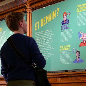 Visites flash et atelier-jeu à l'exposition Allez hop, au travail !