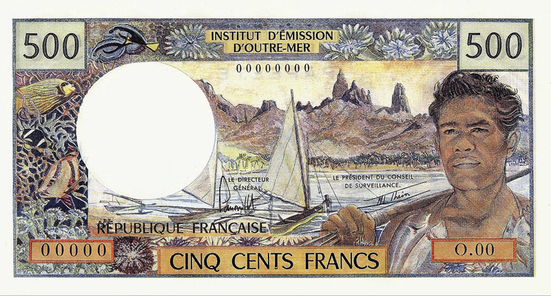 Hundred francs – Schoelcher (back) – 1966