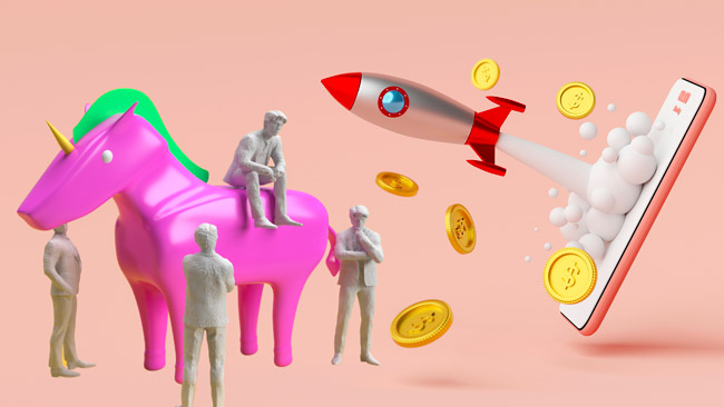 Découvrez l’univers des licornes : ces startups valorisées à plus d’un milliard de dollars, symboles d’innovation et de croissance rapide, représentées ici par une imagerie créative mêlant ambition, technologie et succès.