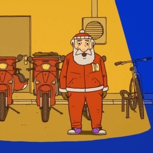 Marcel le Père Noël et le Petit Livreur de pizzas - Cité de l’économie