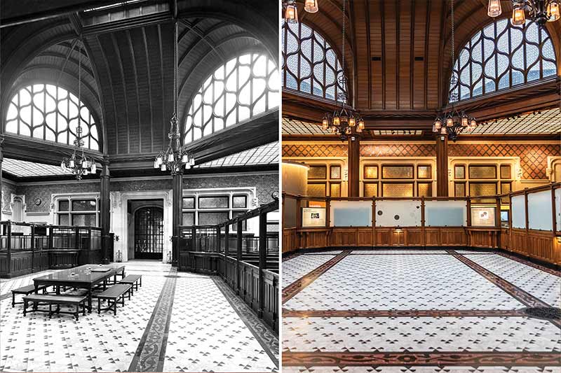 Hall conçu par l’architecte Defrasse