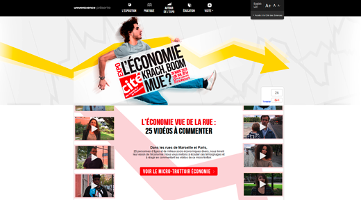Site web de l'exposition