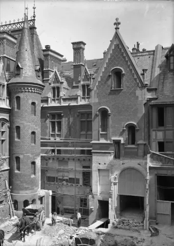 Courtyard works 1921 Courtyard works 1921