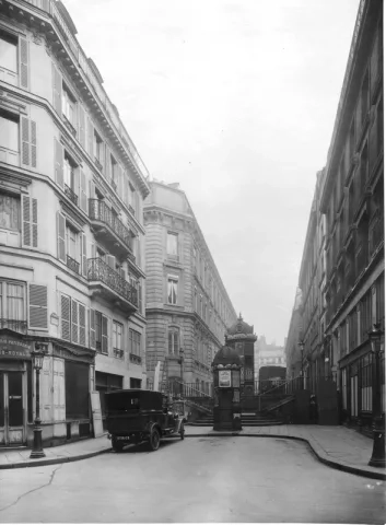 Bailiff Street before its removal Bailiff Street before its removal
