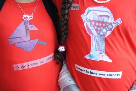 Tee-shirt argent Tee-shirt argent